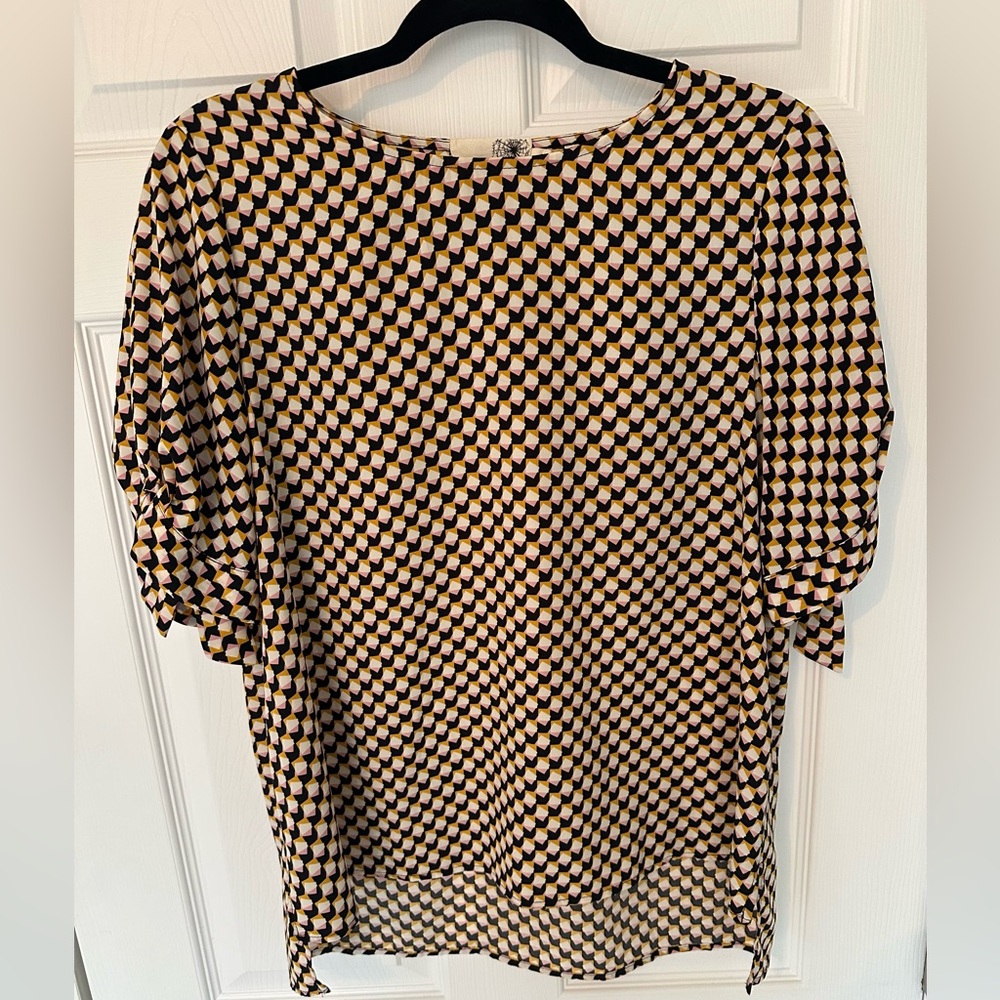 everleigh Flowy Retro Print Blouse